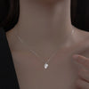 MODIAN Exquisite Eyes Necklace New Authentic 925 Sterling Silver Sparkling Clear CZ Link Chain Female Gift Fine Jewelry