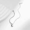 MODIAN Exquisite Lock Bracelet 925 Sterling Silver Shining CZ Asymmetry Bracelets Trendy Link Chain Jewelry For Women Gifts