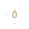 MODIAN Exquisite Pendant Design Genuine 925 Sterling Silver Simple 26 Letters Chain Necklace For Women Fine Jewelry