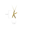 MODIAN Exquisite Pendant Design Genuine 925 Sterling Silver Simple 26 Letters Chain Necklace For Women Fine Jewelry