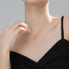 MODIAN Exquisite Pendant Design Genuine 925 Sterling Silver Simple 26 Letters Chain Necklace For Women Fine Jewelry