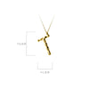MODIAN Exquisite Pendant Design Genuine 925 Sterling Silver Simple 26 Letters Chain Necklace For Women Fine Jewelry