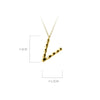 MODIAN Exquisite Pendant Design Genuine 925 Sterling Silver Simple 26 Letters Chain Necklace For Women Fine Jewelry
