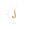 MODIAN Exquisite Pendant Design Genuine 925 Sterling Silver Simple 26 Letters Chain Necklace For Women Fine Jewelry