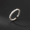 MODIAN Genuine 925 Sterling Silver Tin oil Pattern Adjustable Finger Rings For Women Sense Of Design Fine Jewelry Anel