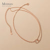 MODIAN Geometric Short Choker Necklace Soldi 925 Sterling Silver Europe Female Necklaces For Women Party Fine Jewelry