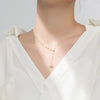 MODIAN Gold Color Wheat Ears Pearl Pendant Necklace for Women 925 Sterling Silver Luxury Wedding Necklace Fine Jewelry