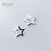 MODIAN Minimalism Irregular Star Hoop Earring for Women  925 Sterling Silver Anti-Allergy Earring Fine Jewelry Girl Gift