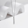MODIAN Minimalist D Color Moissanite Necklace Prong Setting Lab Diamond For Women 925 Sterling Silver Pendant Necklace Jewelry