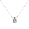 MODIAN New Dazzling Clear CZ Pendant 925 Sterling Silver Luxury Square Snake Chain Necklace For Women Wedding Gold Fine Jewelry