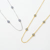 MODIAN New Design 925 Sterling Silver Sparkling Lucky Blue Eyes Pendant Necklace Neck Chain For Women Birthday Anniversary Gift