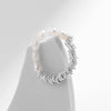 MODIAN Real 925 Sterling Silver Baroque Natural Pearl Ring Trendy Geometric Adjustable Rings For Women Girls Party Fine Jewelry