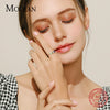 MODIAN Real 925 Sterling Silver Romantic Heart Rainbow Color Crystal Rings Bracelet Bangle Jewelry Sets For Women Fine Jewelry