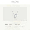 MODIAN Romantic Lock Design Sparkling Clear CZ Necklace 925 Sterling Silver Chain Necklace For Women Fine Jewelry Wedding Gift