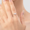 MODIAN Solid 925 Sterling Silver Crown Exquisite 1CT Shining Zirconia Wedding Ring For Women Engagement Basic Fine Jewelry Gifts