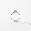 MODIAN Solid 925 Sterling Silver Crown Exquisite 1CT Shining Zirconia Wedding Ring For Women Engagement Basic Fine Jewelry Gifts