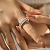 MODIAN Solid 925 Sterling Silver Exquisite Luxury Emerald Cut High Grade Zirconia Ring For Women Wedding Engagement Fine Jewelry