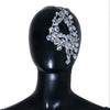 Masquerade Mask Half Face Women Luxury Dance Accessories Venice Mysterious Crystal Face Jewelry Performance Prom Decor Halloween