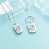 Memorial Key Chain Cremation Funeral Urns Jewelry For Pet Ashes Stainless Steel Women/Men Gift Small Urns Keepsake Customized