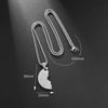 Men Women  Fitness Stainless Steel Weight Plate Barbell Chain Pendant Necklace Couples Casual Sports Jewelry