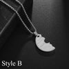 Men Women  Fitness Stainless Steel Weight Plate Barbell Chain Pendant Necklace Couples Casual Sports Jewelry