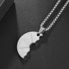 Men Women  Fitness Stainless Steel Weight Plate Barbell Chain Pendant Necklace Couples Casual Sports Jewelry