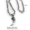 Men's Byzantine Chain Necklaces Punk Stainless Steel Jewelry Wolf Pendant Necklace For Men  Emperor chain Gifts customizable