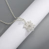Merry Christmas Exquisite Zircon Elk Necklaces for Women   Crystal Deer Pendant Clavicle Chain Necklace Festival Jewelry
