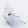 Modian 100% 925 Sterling Silver Red CZ Heart Necklace Pendant  for Women Short Necklaces France Style 2020 Mode Collar Bijoux