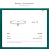 Modian 100% Real 925 Sterling Silver Round Clear Ten Heart CZ Open Bracelet For Women Fine Jewelry Charm Adjustable Bangle Gifts