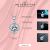 Modian 2020 New Design 925 Sterling Silver Heart pendant Heart Clear Zirconia Classic Wedding Chain Jewelry For Women