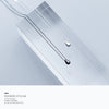 Modian 2020 New Mode 100% Real 925 Sterling Silver Water drop Simple Necklace for Women Korean Style Fine  Jewelry