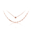 Modian New Design 925 Sterling Silver Double Layer Chokers Necklace for Women Geometric Necklace Korea Style Fine Jewelry