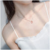 Modian New Real 925 Sterling Silver Clear Crystal Pendant Luminous Water drops Necklace For Girls Silver Jewelry