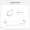 Modian New Real 925 Sterling Silver Simple Trendy Elegant Female Pearl Finger Ring For Women Gold Color Wedding Jewelry