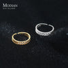 Modian New Sparkling Charm Clear CZ Ring 100% 925 Sterling Silver Adjustable 5-8 Size Finger Rings For Women Fine Jewelry