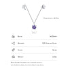 Modian 925 Sterling Silver Luxury Round Zircon Constellation Scorpio Chain Necklace Pendant For Women Jewelry Bijoux Girl Gifts