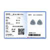 Modian 925 Sterling Silver Luxury Triangle Stud Earrings for Women Sparkling Clear Cz Ear Studs Fine Elegant Weddings Jewelry