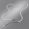 Modian 925 Sterling Silver Shining Snake Chokers Necklace Splice Trendy Stackable Chain For Women Fine Jewelry Gifts 36+5.5CM