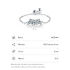 Modian 925 Sterling Silver Simple Hearts Shape Romantic Love Adjustable Chain Finger Rings For Women Wedding Original Jewelry