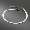 Modian 925 Sterling Silver Sparkling Snake Chain Bracelet Classic Simple Adjustable Bracelets For Women Party Fine Jewelry Gift