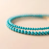 Modian 925 Sterling Silver Vintage Classic Round Turquoise Bracelet Trendy Link Chain Fine Jewelry For Women Birthday Gifts