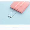 Modian Authentic 925 Sterling Silver Elegant Bowknot Necklace Pendant for Women Fine Statement Jewelry Gifts Bijoux