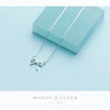 Modian Authentic 925 Sterling Silver Elegant Bowknot Necklace Pendant for Women Fine Statement Jewelry Gifts Bijoux