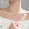 Modian Brands Classic Sliver Beads Pendant Necklace for Women 925 Sterling Silver Link Snake Chain Fine Jewelry Bijoux