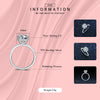 Modian Classic 100% Real 925 Sterling Silver Ten Hearts Zircon Luxury Ring Wedding Rings Engagement Jewelry For Women