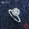 Modian Classic 100% Real 925 Sterling Silver Ten Hearts Zircon Luxury Ring Wedding Rings Engagement Jewelry For Women