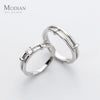 Modian Classic Adjustable 100% 925 Sterling Silver Couple Rings For Women Wedding Engagement Luxury Romantic Jewelry