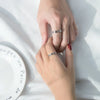 Modian Classic Adjustable 100% 925 Sterling Silver Couple Rings For Women Wedding Engagement Luxury Romantic Jewelry