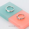 Modian Classic Adjustable 100% 925 Sterling Silver Couple Rings For Women Wedding Engagement Luxury Romantic Jewelry